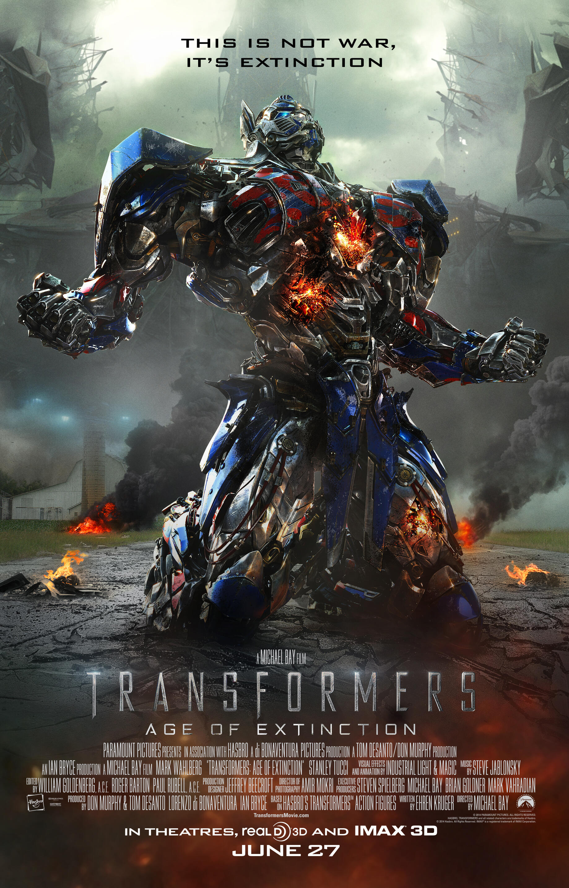 Transformers Age of Extinction 3D Showtimes Fandango